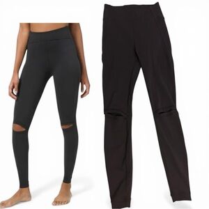 Lululemon Force Within High Rise Tight 28” Black Size 4 Sculpt Cutout Leggings